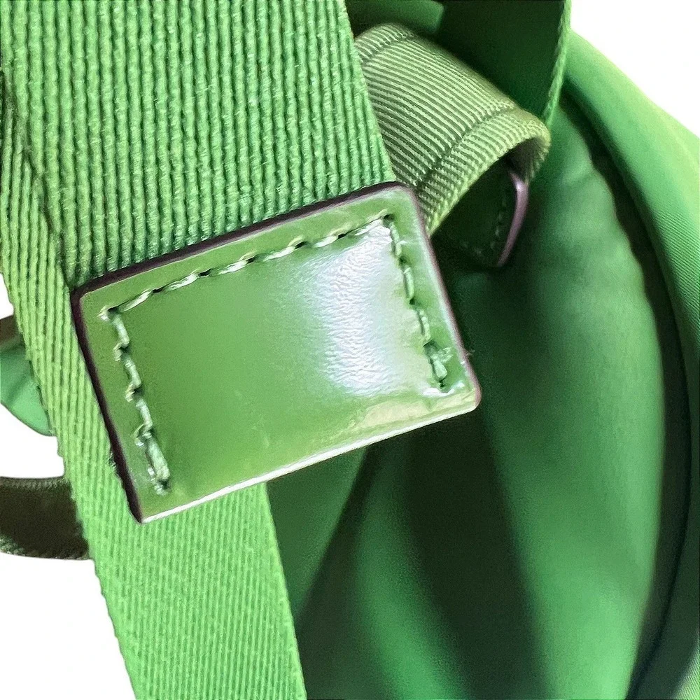 Kate Spade New York Green Nylon‎ Mini Backpack Silver Hardware K4650